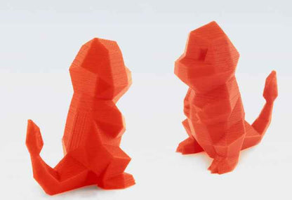 Low-Poly Pokémon Collector Set – 3D Printed Geometric Figures (Pikachu, Bulbasaur, Charmander, Squirtle)
