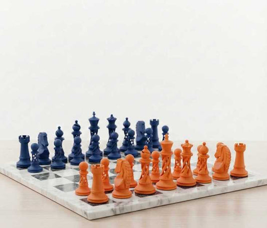 "Vortex" Chess Card Set – Geometric Design in 3D Printing
