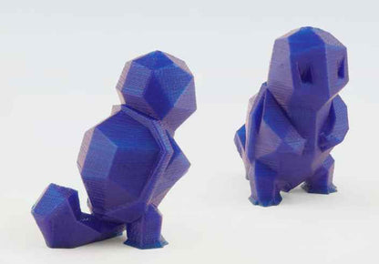 Low-Poly Pokémon Collector Set – 3D Printed Geometric Figures (Pikachu, Bulbasaur, Charmander, Squirtle)